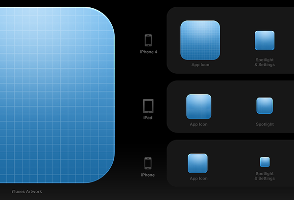 600x410 App Icon Template