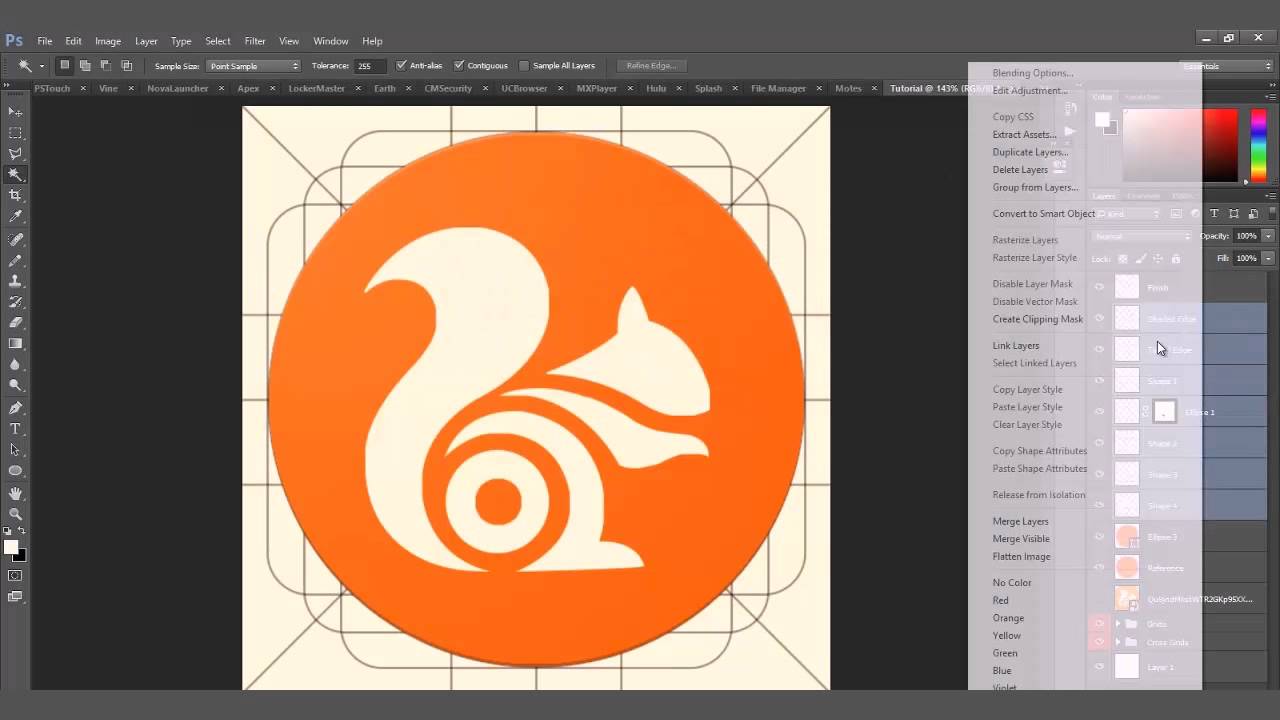 1280x720 Material Design Icon Tutorial In Photoshop Cc