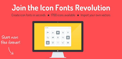 500x242 Create Your Own Icon Fonts Icons Available Designbeep