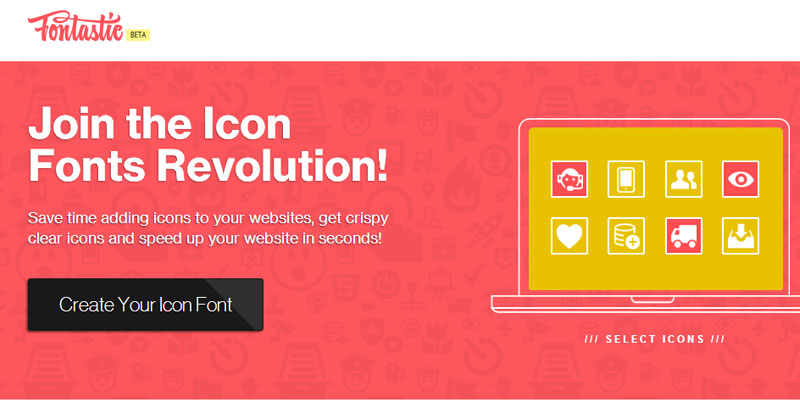 800x400 Create Your Own Icon Font