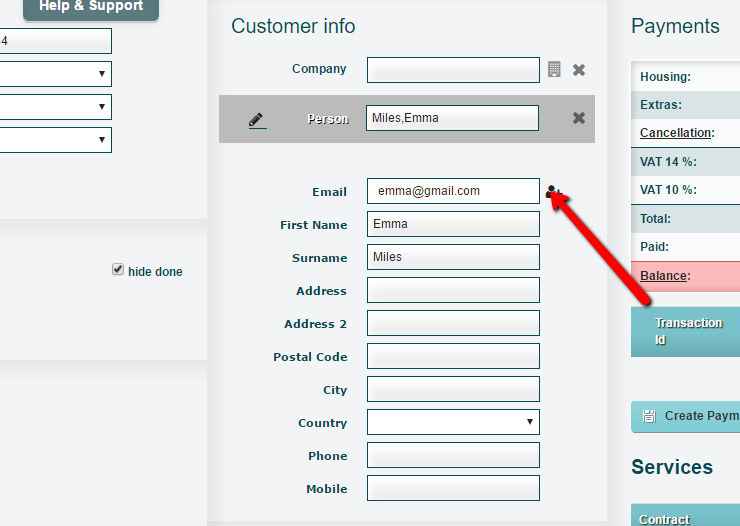 Customer Management Create Profile From Reservation Nitesoft 740x526 Customer Management Create Profile From Reservation Nitesoft