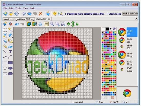 550x413 Free Tool To Create And Edit Windows Icons Geekomad
