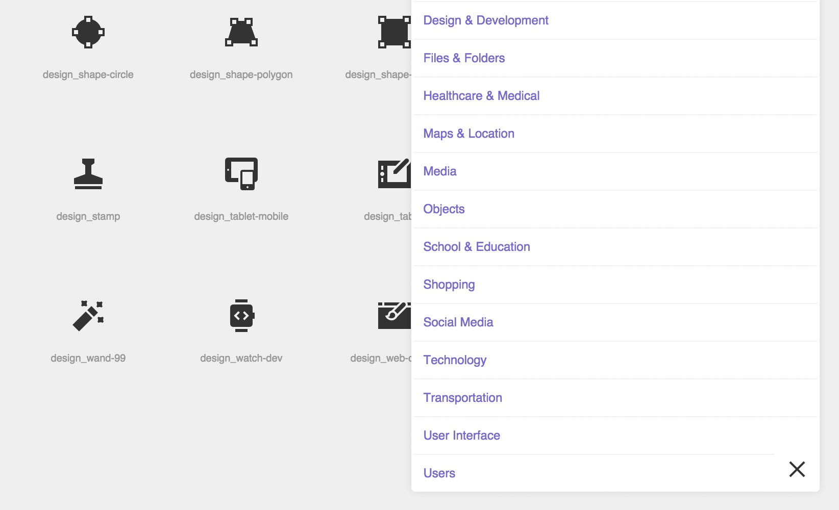 1644x1000 Icon Font Update, Export Feature Improved, New Symbol Naming