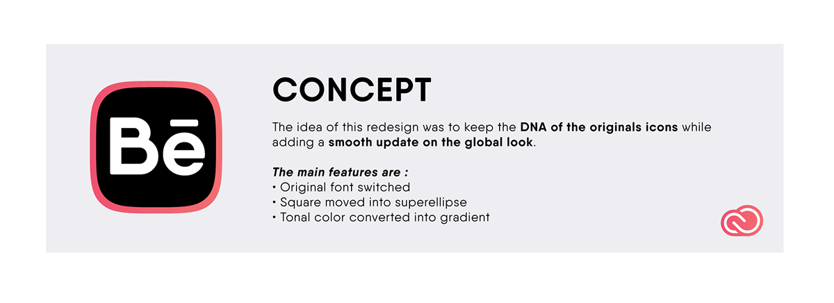 1200x436 Adobe Creative Cloud Icon Set Redesign Concept On Behance