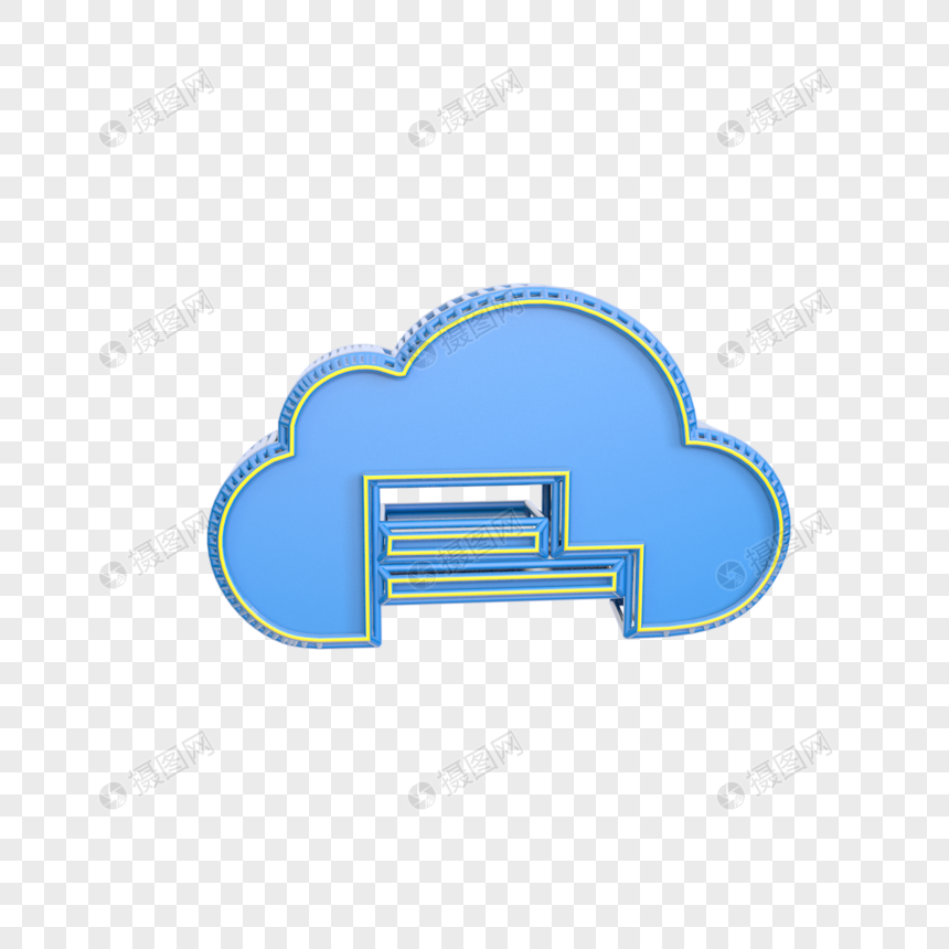 860x860 Blue Creative Cloud Icon Illustration Png Image Picture Free
