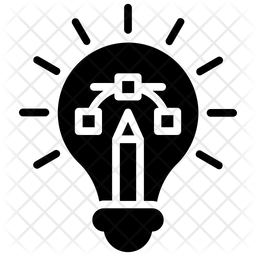 256x256 Creative Designing Icon Of Glyph Style