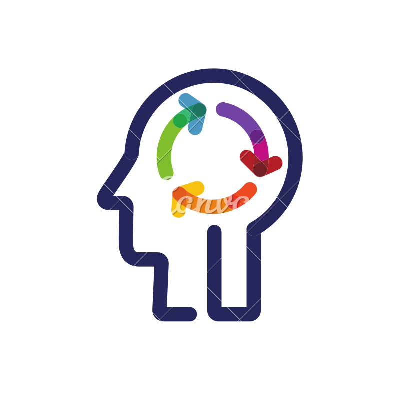 800x800 Brain, Creative Mind, Learning And Design Icon Man Head, People