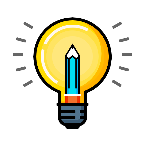500x500 Creative Classic Bulb Icon
