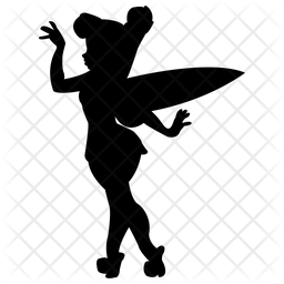 256x256 Fairy Creature Icon Of Glyph Style