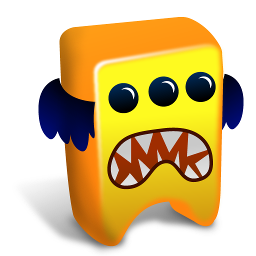 512x512 Orange Creature Icon Creatures Iconset Fast Icon Design