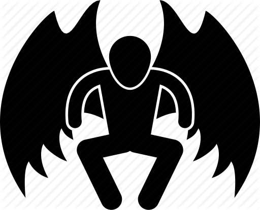 512x414 Bad, Bat, Character, Creature, Evil, Fantasy, Gargoyle Icon