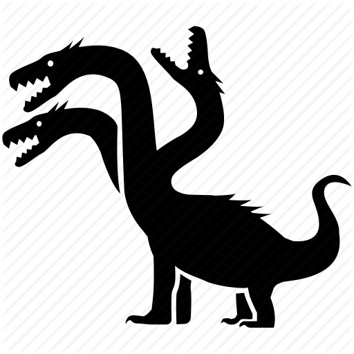 512x512 Beast, Creature, Fantasy, Hydra, Lernaean, Monster, Serpent Icon