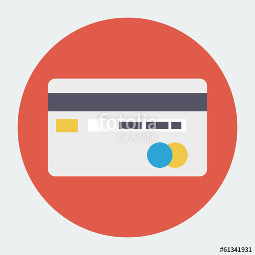 Credit Card Flat Icon at Vectorified.com | Collection of Credit Card ...