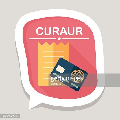 415x415 Shopping Credit Card Bill Flat Icon With Long Premium