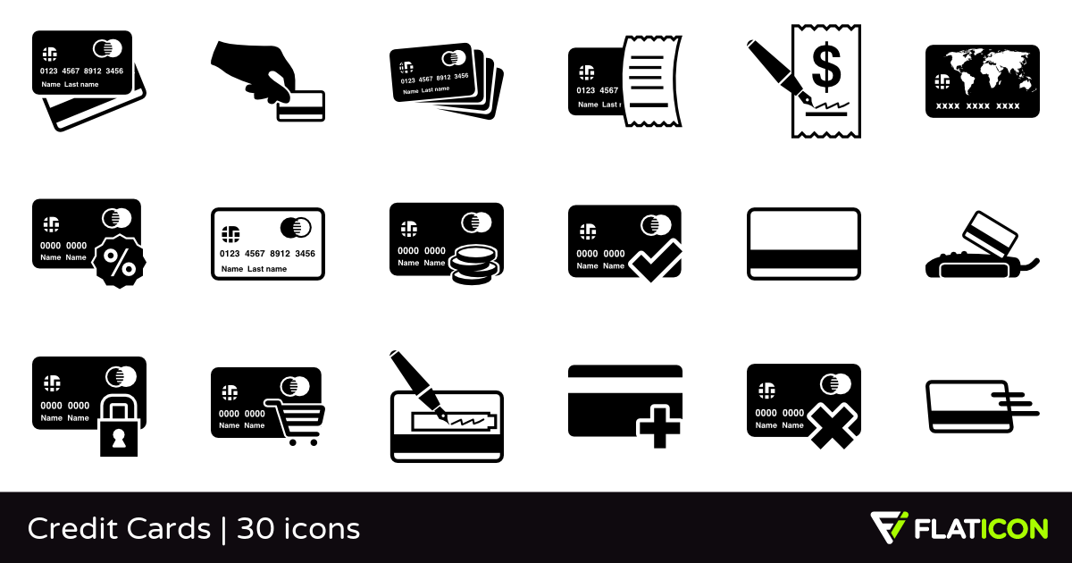1200x630 Credit Cards Free Icons