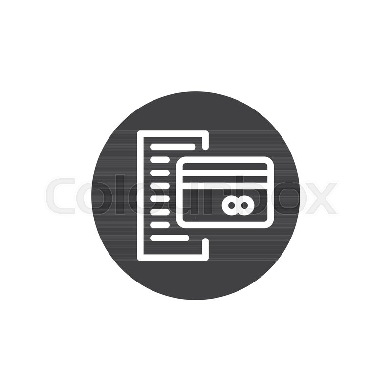 Bank Statement With Credit Card Icon Stock Vector Colourbox 800x800 Bank Statement With Credit Card Icon Stock Vector Colourbox