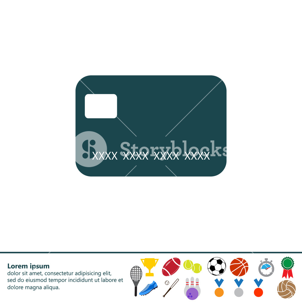 Credit Card Icon Vector Illustration Royalty Free Stock Image 1000x1000 Credit Card Icon Vector Illustration Royalty Free Stock Image