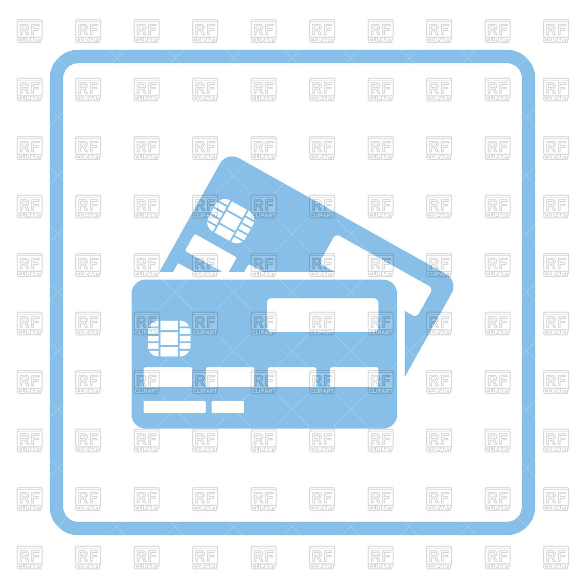 Blue Frame Design Of Credit Card Icon Vector Image Of Icons 1200x1200 Blue Frame Design Of Credit Card Icon Vector Image Of Icons