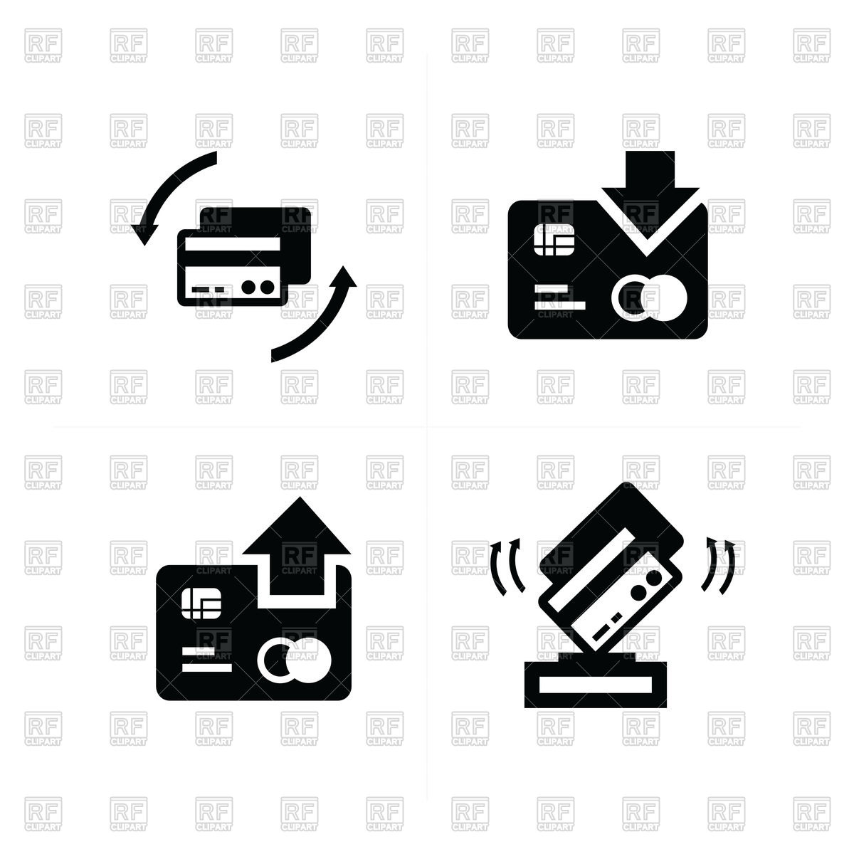 Change Credit Card, Payment, Replenishment Icons Set Vector Image 1200x1200 Change Credit Card, Payment, Replenishment Icons Set Vector Image