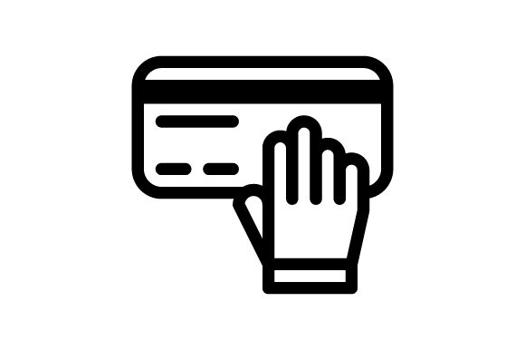 Credit Card Pay Outline Icon Graphic 580x386 Credit Card Pay Outline Icon Graphic