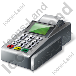 256x256 Credit Card Terminal Icon, Icons