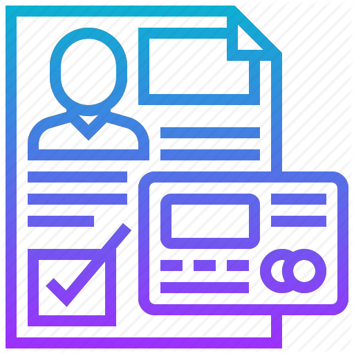 512x512 Credit, Customer, Form, Information, Report Icon