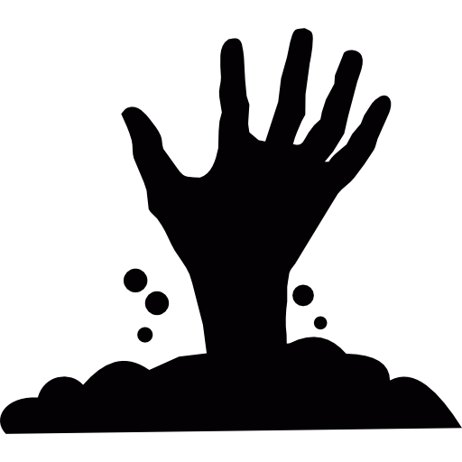 Halloween Creepy Hand Appearing From Under The Soil Icons Free 512x512 Halloween Creepy Hand Appearing From Under The Soil Icons Free