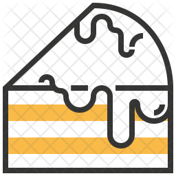 256x256 Crepe Icon Of Colored Outline Style