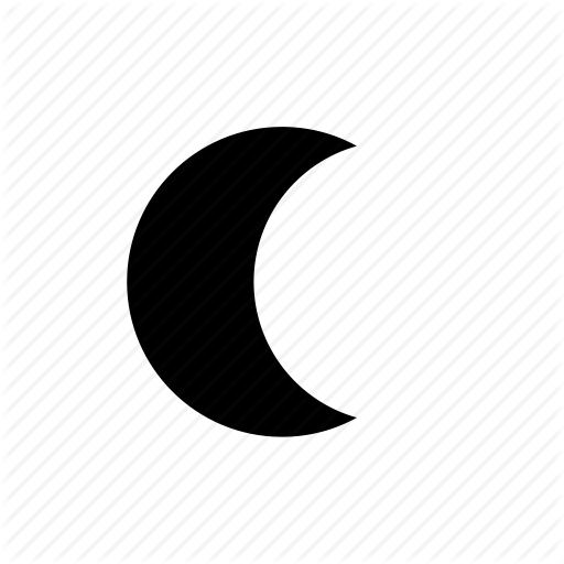 512x512 Crescent, Moon Icon