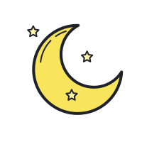 200x200 Crescent Moon Icon