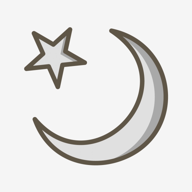 640x640 Vector Crescent Moon Icon, Crescent, Moon, Moon Icon Png
