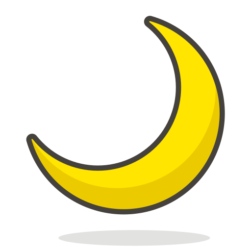 512x512 Crescent, Moon Icon Free Of Free Vector Emoji
