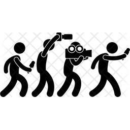 256x256 Crew Icon Of Glyph Style