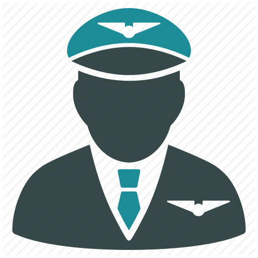 512x512 Airman, Captain, Conductor, Crew, Navigator, Pilot, Steward Icon