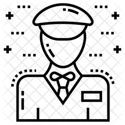 256x256 Airport Crew Icon Of Line Style