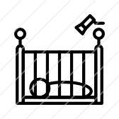 168x168 Baby Crib Icon