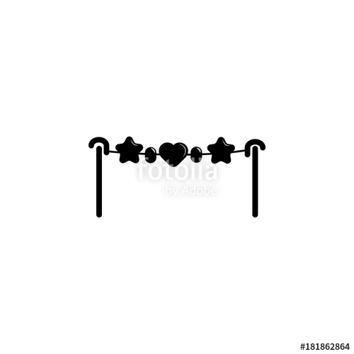 500x500 Toy Over The Crib Icon Baby Element Icon Premium Quality Graphic