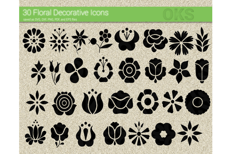 800x533 Floral Decorative Flower Icon Files, Vector, Clipart