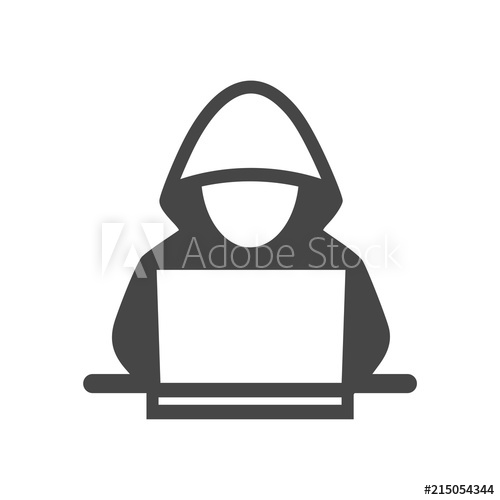 500x500 Digital Crime Icon, Identity Theft