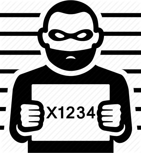 472x512 Arrest, Bad, Burglar, Crime, Criminal, Record, Thief Icon