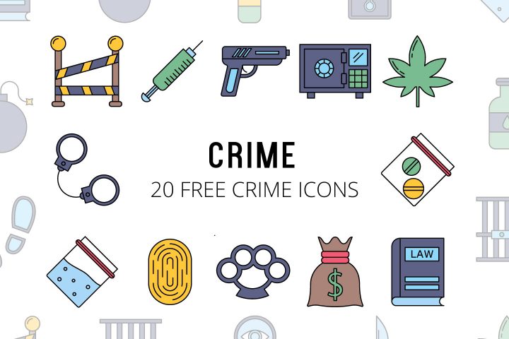 720x480 Set Of High Quality Free Crime Icon