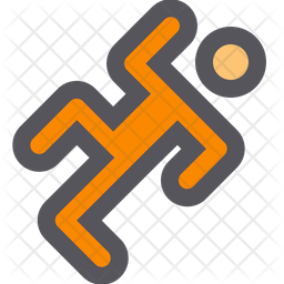 256x256 Crime Scene Icon Of Colored Outline Style