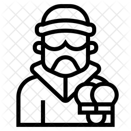 256x256 Criminal Icon Of Line Style