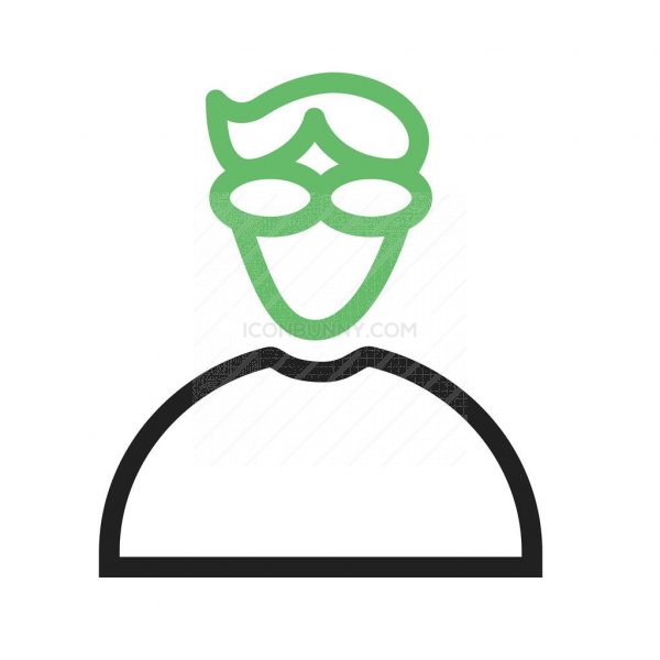 600x600 Criminal Line Green Black Icon