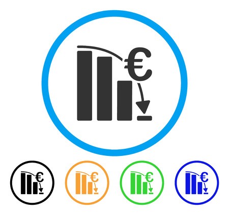 450x422 Euro Epic Fail Crisis Icon Vector Illustration Style Is A Flat