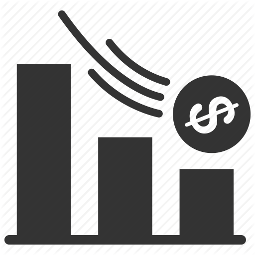 512x512 Chart, Crisis, Down, Economic, Financial, Graph, Statistics Icon