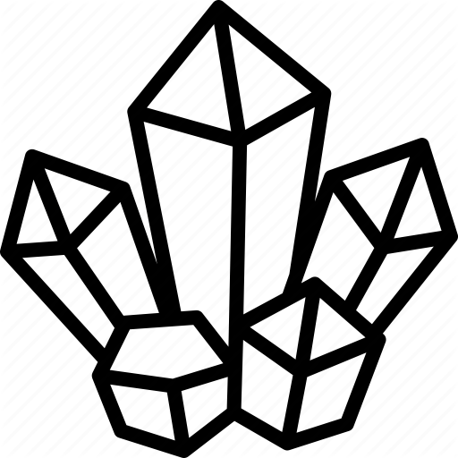 512x512 Crystal, Crystalline, Crystals, Healing, Magic, Magical, Stone Icon