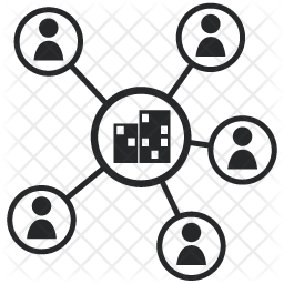 Crm Icon Of Glyph Style 256x256 Crm Icon Of Glyph Style