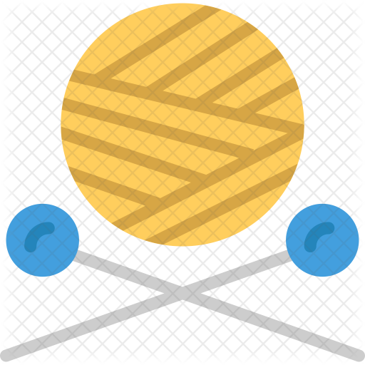 512x512 Crochet Icon Of Flat Style