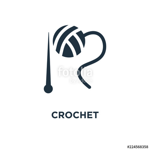 500x500 Crochet Icon Stock Image And Royalty Free Vector On Fotolia